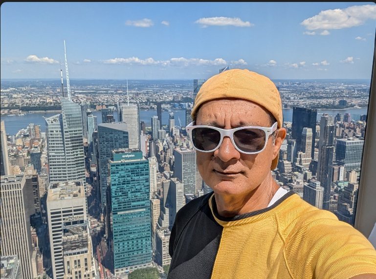 Shailendra above Manhattan